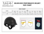 Milwaukee Helmets MPH9723DOT Carbon Like Black Half Helmet with Drop Down Sun Visor - Image 6