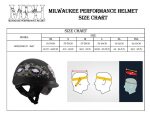 Milwaukee Performance Helmets MPH9726DOT Sugar Skull Matte Black DOT Half Helmet w/ Drop Down Visor - Image 4