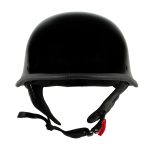 Milwaukee Helmets MPH9741DOT Motorrad DOT German Style Gloss Black Half Face Motorcycle Helmet Biker - Image 10
