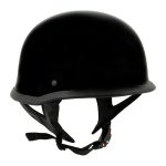 Milwaukee Helmets MPH9741DOT Motorrad DOT German Style Gloss Black Half Face Motorcycle Helmet Biker - Image 11