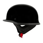 Milwaukee Helmets MPH9741DOT Motorrad DOT German Style Gloss Black Half Face Motorcycle Helmet Biker - Image 7
