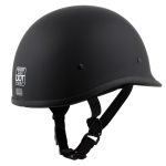 Milwaukee Helmets Polo Style Matte Black Motorcycle Half Face Helmet DOT Approved MPH9750DOT - Image 9