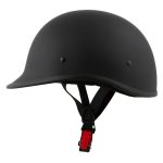 Milwaukee Helmets Polo Style Matte Black Motorcycle Half Face Helmet DOT Approved MPH9750DOT - Image 6