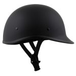 Milwaukee Helmets Polo Style Matte Black Motorcycle Half Face Helmet DOT Approved MPH9750DOT - Image 7
