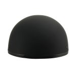 Milwaukee Helmets MPH9770DOT Americas Smallest Matte Black Half Helmet - Image 2