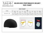 Milwaukee Helmets MPH9770DOT Americas Smallest Matte Black Half Helmet - Image 5