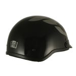 Milwaukee Helmets MPH9779 Black ‘Silver Skull’ DOT Half Helmet - Image 11