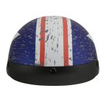 Milwaukee Helmets MPH9781 Black ‘Vintage Star’ DOT Half Helmet - Image 7