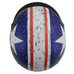 Milwaukee Helmets MPH9781 Black ‘Vintage Star’ DOT Half Helmet - Image 2