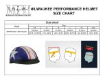 Milwaukee Helmets MPH9781 Black ‘Vintage Star’ DOT Half Helmet - Image 4