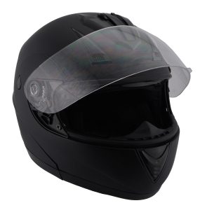 Milwaukee Performance Helmets MPH9801DOT Expedition Modular Matte Black Helmet - Image 7