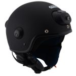 Milwaukee Performance Helmets  MPH9802DOT ‘Vision’ Matte Black 3/4 Open Face Helmet with HD Camera and Bluetooth System