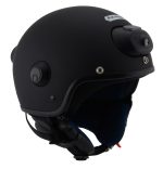Milwaukee Performance Helmets  MPH9802DOT ‘Vision’ Matte Black 3/4 Open Face Helmet with HD Camera and Bluetooth System