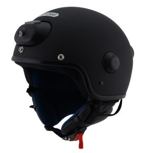 Milwaukee Performance Helmets  MPH9802DOT ‘Vision’ Matte Black 3/4 Open Face Helmet with HD Camera and Bluetooth System - Image 10