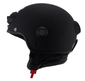 Milwaukee Performance Helmets  MPH9802DOT ‘Vision’ Matte Black 3/4 Open Face Helmet with HD Camera and Bluetooth System - Image 6