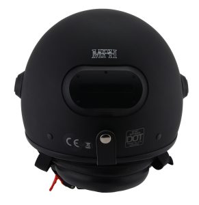Milwaukee Performance Helmets  MPH9802DOT ‘Vision’ Matte Black 3/4 Open Face Helmet with HD Camera and Bluetooth System - Image 8