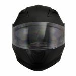 Milwaukee Performance Helmets MPH9803DOT Ionized Matte Black Advanced Modular Motorcycle Helmet w/ Drop Down Visor - Image 9