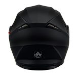 Milwaukee Performance Helmets MPH9803DOT Ionized Matte Black Advanced Modular Motorcycle Helmet w/ Drop Down Visor - Image 12