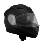 Milwaukee Performance Helmets MPH9803DOT Ionized Matte Black Advanced Modular Motorcycle Helmet w/ Drop Down Visor - Image 16