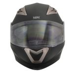Milwaukee Performance Helmets MPH9804DOT Matte Black Modular Racing Helmet w/ Drop Down Visor - Image 2