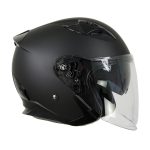 Milwaukee Performance Helmets MPH9805DOT Shift Open Face 3/4 Matte Black Helmet Biker w/ Drop Down Visor - Image 13