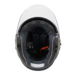 Milwaukee Performance Helmets MPH9805DOT Shift Open Face 3/4 Matte Black Helmet Biker w/ Drop Down Visor - Image 15
