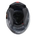 Milwaukee Helmets MPH9806DOT Ionized Gloss Black Advanced Motorcycle Modular Helmet Biker w/ Drop Down Visor - Image 16