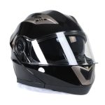 Milwaukee Helmets MPH9806DOT ‘Ionized’ Gloss Black Modular Helmet for Men and Women Biker w/ MP7922FMSET Heated Balaclava Bundle - Image 13