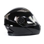 Milwaukee Helmets MPH9806DOT Ionized Gloss Black Advanced Motorcycle Modular Helmet Biker w/ Drop Down Visor - Image 14