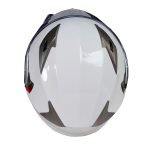 Milwaukee Helmets MPH9807DOT Ionized Gloss White Advanced Motorcycle Modular Helmet Biker w/ Drop Down Visor - Image 15