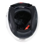 Milwaukee Helmets MPH9807DOT Ionized Gloss White Advanced Motorcycle Modular Helmet Biker w/ Drop Down Visor - Image 16