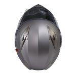 Milwaukee Helmets MPH9808DOT Ionized Silver Advanced Motorcycle Modular Helmet Biker w/ Drop Down Visor - Image 16