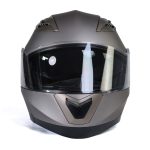Milwaukee Helmets MPH9808DOT Ionized Silver Advanced Motorcycle Modular Helmet Biker w/ Drop Down Visor - Image 10