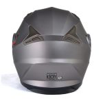 Milwaukee Helmets MPH9808DOT Ionized Silver Advanced Motorcycle Modular Helmet Biker w/ Drop Down Visor - Image 13