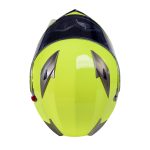Milwaukee Helmets MPH9809DOT Ionized Neon Yellow Advanced Motorcycle Modular Helmet Biker w/ Drop Down Visor - Image 16
