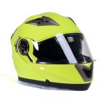 Milwaukee Helmets MPH9809DOT ‘Ionized’ Neon Yellow Modular Helmet for Men and Women Biker w/ MP7922FMSET Heated Balaclava Bundle - Image 13