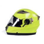 Milwaukee Helmets MPH9809DOT ‘Ionized’ Neon Yellow Modular Helmet for Men and Women Biker w/ MP7922FMSET Heated Balaclava Bundle - Image 15