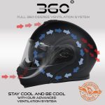 Milwaukee Helmets MPH9812DOT Flat Black Menace Advanced Motorcycle Modular Helmet Biker w/ Drop Down Visor - Image 4