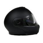 Milwaukee Helmets MPH9812DOT Flat Black Menace Advanced Motorcycle Modular Helmet Biker w/ Drop Down Visor - Image 14