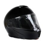 Milwaukee Helmets MPH9813DOT Gloss Black Menace DOT Approved Motorcycle Modular Helmet w/ Drop Down Visor - Image 8
