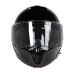 Milwaukee Helmets MPH9813DOT Gloss Black Menace DOT Approved Motorcycle Modular Helmet w/ Drop Down Visor - Image 15
