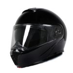Milwaukee Helmets MPH9813DOT Gloss Black Menace DOT Approved Motorcycle Modular Helmet w/ Drop Down Visor - Image 9