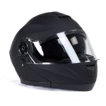 Milwaukee Helmets Breeze Flat Black Advanced Motorcycle Modular Helmet w/ Drop Down Visor DOT Approved MPH9814DOT - Image 10