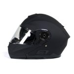 Milwaukee Helmets Breeze Flat Black Advanced Motorcycle Modular Helmet w/ Drop Down Visor DOT Approved MPH9814DOT - Image 12