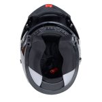 Milwaukee Helmets MPH9815DOT Breeze Gloss Black Advanced Motorcycle Modular Helmet Biker w/ Drop Down Visor - Image 17