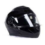 Milwaukee Helmets MPH9815DOT Breeze Gloss Black Advanced Motorcycle Modular Helmet Biker w/ Drop Down Visor - Image 9