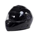Milwaukee Helmets MPH9815DOT Breeze Gloss Black Advanced Motorcycle Modular Helmet Biker w/ Drop Down Visor - Image 18