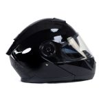 Milwaukee Helmets MPH9815DOT Breeze Gloss Black Advanced Motorcycle Modular Helmet Biker w/ Drop Down Visor - Image 15