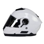 Milwaukee Helmets MPH9816DOT ‘Breeze’ White Modular Helmet for Men and Women Biker w/ MP7922FMSET Heated Balaclava Bundle - Image 14
