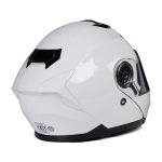 Milwaukee Helmets MPH9816DOT ‘Breeze’ White Modular Helmet for Men and Women Biker w/ MP7922FMSET Heated Balaclava Bundle - Image 16